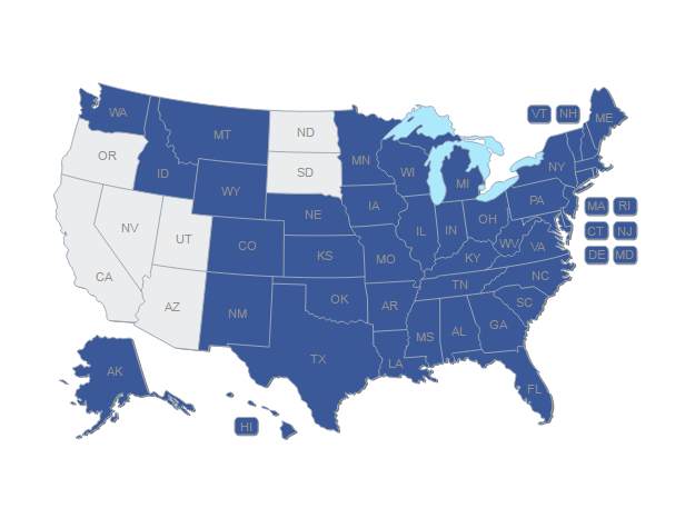 ICG10 Capital lending areas map